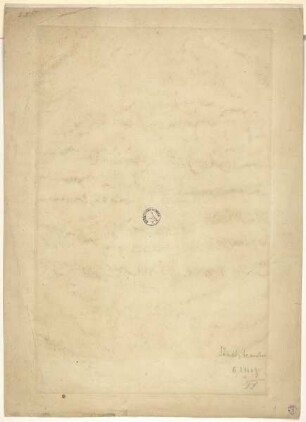 Borch, W. von (Vorlage): Porträt König Friedrich Wilhelm III. im Profil nach rechts