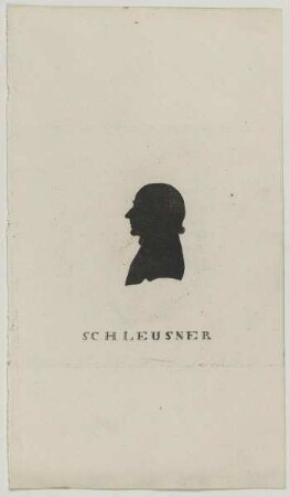 Bildnis des Johann Friedrich Schleusner