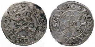 1/16 Taler, Herzoglich-Schleswig-Holstein-Gottorpische Linie, Johann Adolf. (1590 - 1616)
