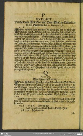 Anno 1712. Das Quartal Luciae ...