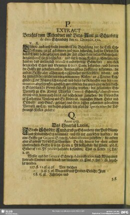 Anno 1712. Das Quartal Luciae ...