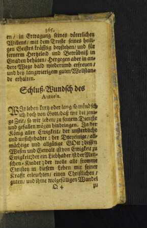 Schluß-Wundsch des Autoris.