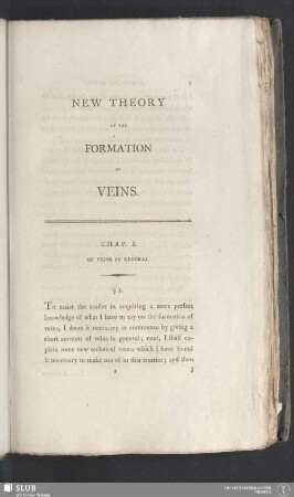 Chap. I. Of veins in general