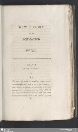 Chap. I. Of veins in general