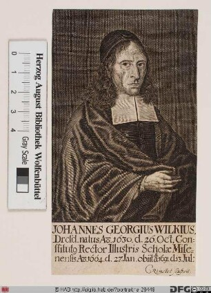 Bildnis Johann Georg Wilke