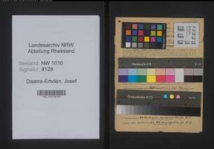 Entnazifizierung Josef Daams-Emden , geb. 29.05.1890 (Elektromeister)