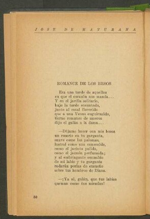 Romance de los besos