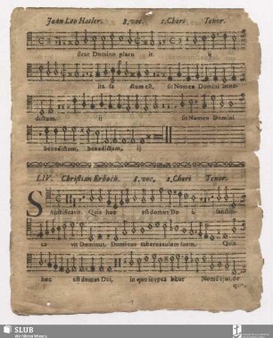 Florilegii musici portensis : sacras harmonias sive motetas V. VI. VII. VIII. X. Vocum ... pars altera