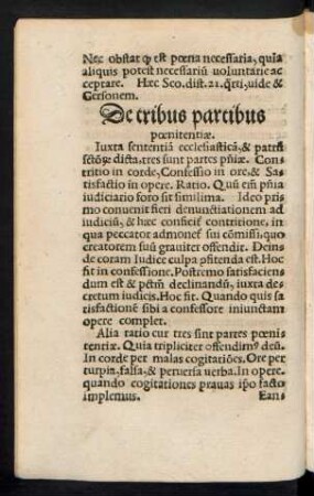 De tribus partibus poenitentiae.