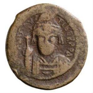 Münze, Follis, 587 / 588
