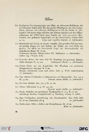 Silber (Nr. 816-825)