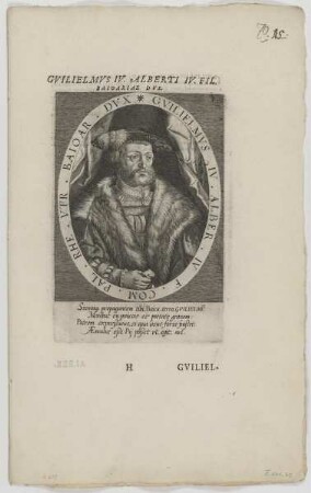 Bildnis des Gvilielmvs IV., Herzog von Bayern