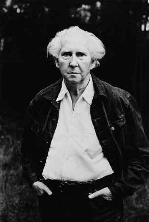 Der Lyriker Erich Arendt, aufgenommen in Wilhelmshorst