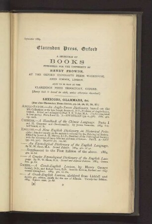 LEXICONS, GRAMMARS, &c.