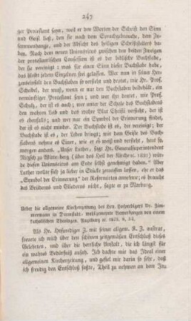247-252 "Allgemeine Kirchenzeitung" von Zimmermann
