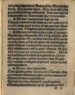 Tabula Christiane religio[n]is valde vtilis [e]t necessaria cuilibet ... omnes scire tenentur : [mit Gedicht Qui colit extra deum ... ( 15425)]