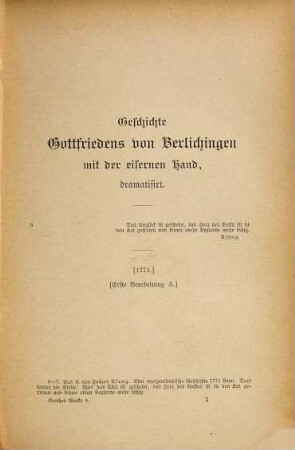 Goethes Werke, 8. Dramen ; 3
