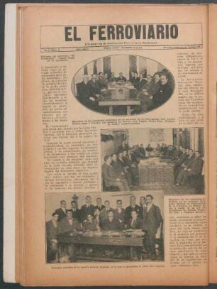 "El Ferroviario" - Cabecera del periódico [...]
