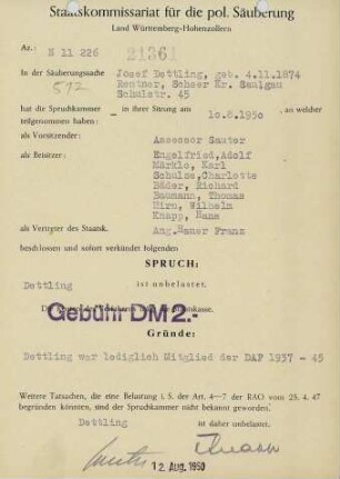 Dettling, Josef