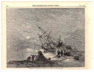 Christmas on the Seashore, a Wreck, by E. Duncan