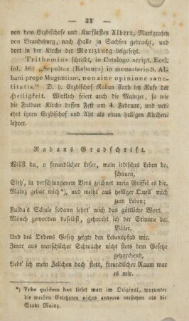 Rabans Grabschrift.