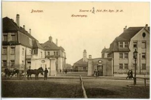 Bautzen. Kaserne des 2. Feld-Artillerie-Regiments No. 28 - Haupteingang