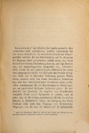 Über den Einfluss epileptischer Anfälle auf das Körpergewicht : Inaug.-Diss.