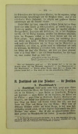 II. Deutschland und seine Bewohner - die Deutschen