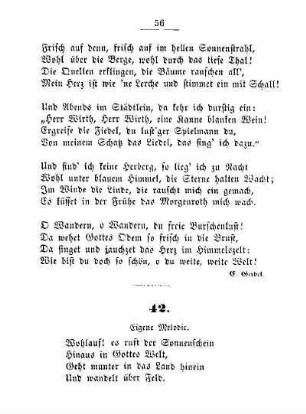 42. Eigene Melodie