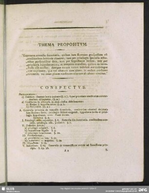 Thema Propositum