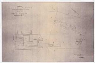 Gartenanlage des Instituts zur Erlangung der Hochschulreife, Oberhausen: Lageplan 1:250