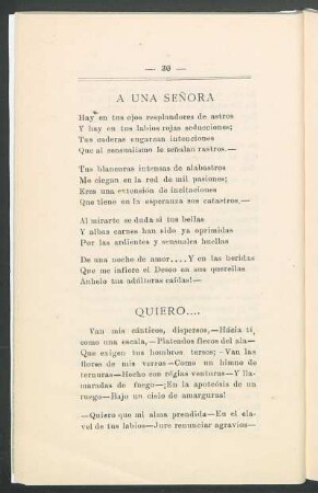 Quiero...
