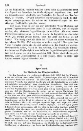 586-592, II. Sprechsaal