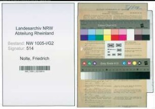 Entnazifizierung Friedrich Nolte , geb. 13.12.1903 (Kaufmann)