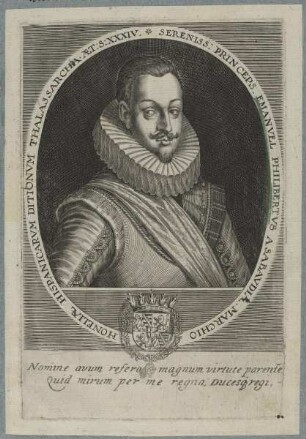 Bildnis des Emanvel Philibertvs, Herzog von Savoyen