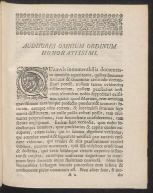 Auditores Omnium Ordinum Honoratissimi