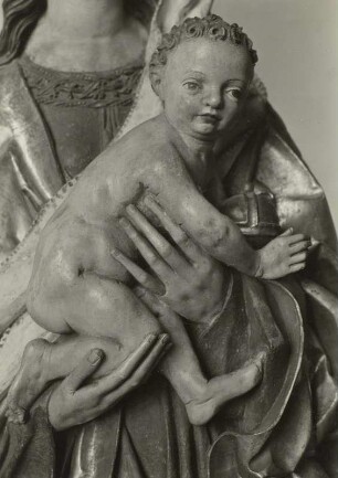 Maria mit dem Jesuskind vom Flügelaltar aus der Nikolaikirche Zwickau