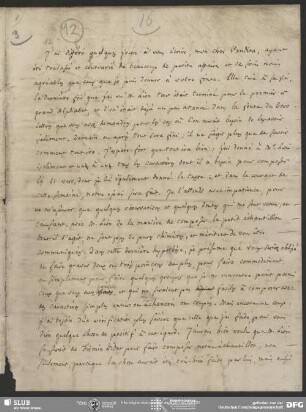 Eigenh. Brief von Claude C. Fauriel an August Wilhelm von Schlegel, Paris, 19.10.1821