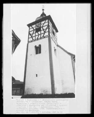 Evangelisch-reformierte Pfarrkirche & Ehemals Sankt Bartholomäus — Kirchturm