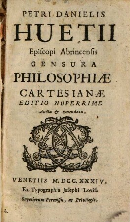 Censura philosophiae Cartesianae