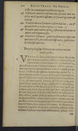 De privilegijs ultimarum voluntatum causa pestis.