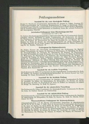 Prüfungsausschüsse