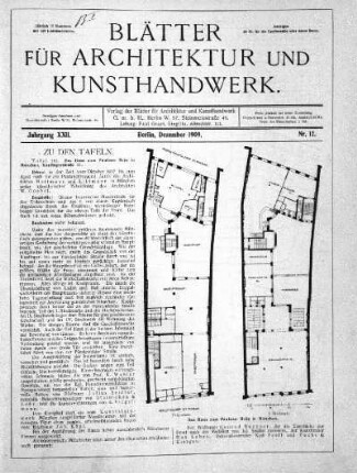 No. 12, Dezember 1909