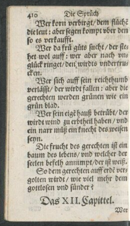 Das XII. Capittel.