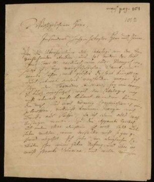 Brief von Christoph Friedrich Ayrmann an Johann Friedrich von Uffenbach. Gießen, 5.3.1735