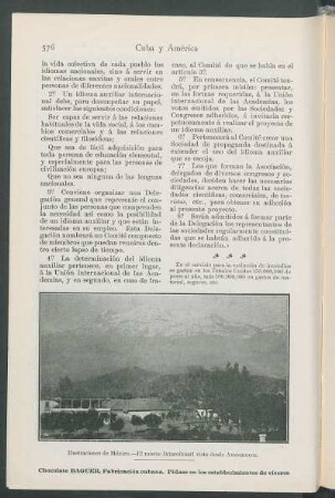 Ilustraciones de México. El monte Ixtaccihuatl visto desde Amecameca. [Fotografía]