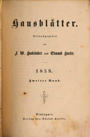Münchener Festbericht : Die Künstlerversammlung und Kunstausstellung. 1859,2