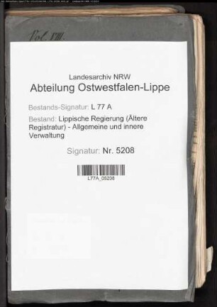 Thurn- und Taxis'sche Post, Bd. 8