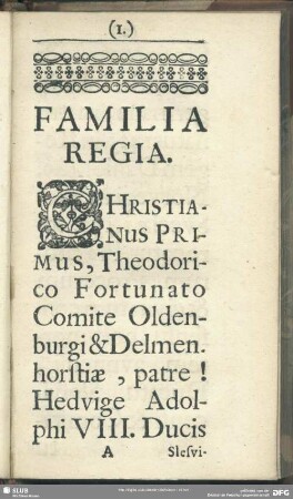 Familia Regia