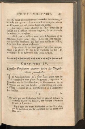 Chapitre IV. Quelles Personnes doivent faire lex Considerationes precedentes